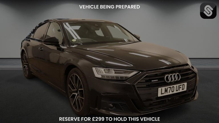 2020 Audi A8 3.0 TDI V6 50 Black Edition Saloon 4dr Diesel Tiptronic quattro Euro 6 (s/s Saloon D...