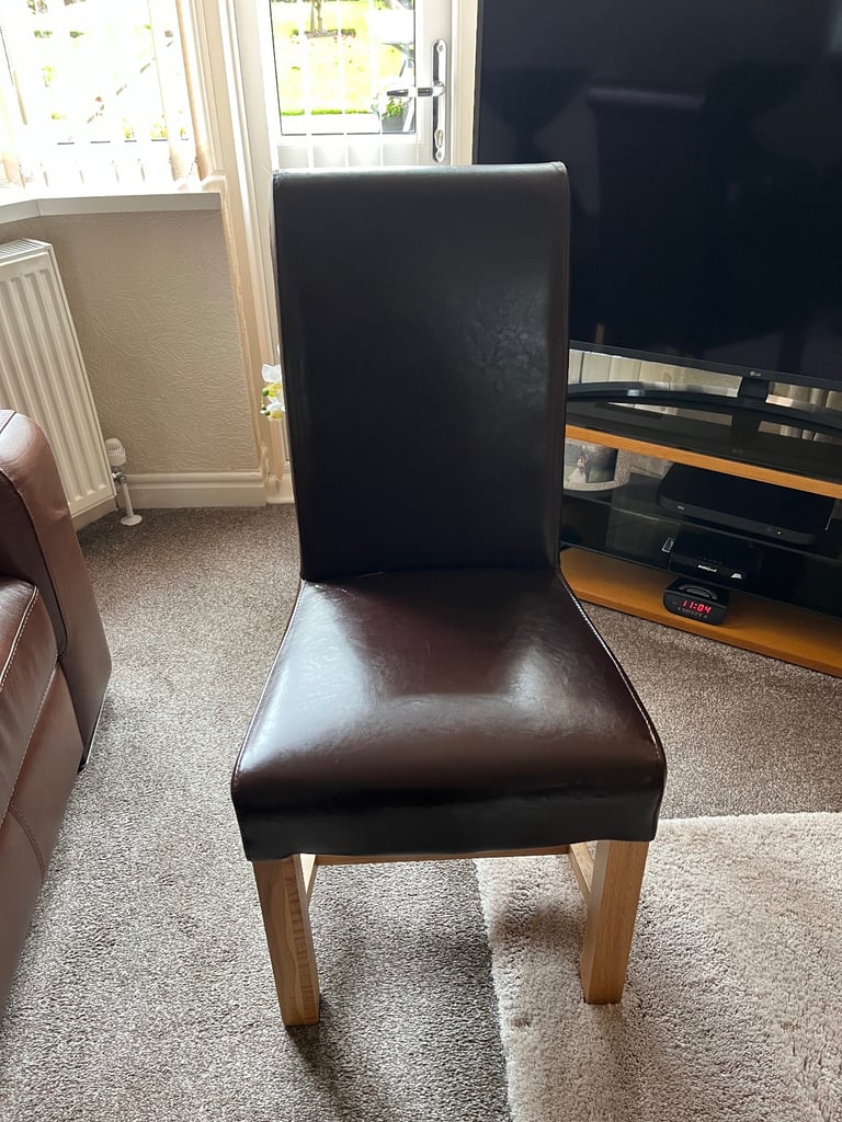 image for Solid Oak Dining Chairs