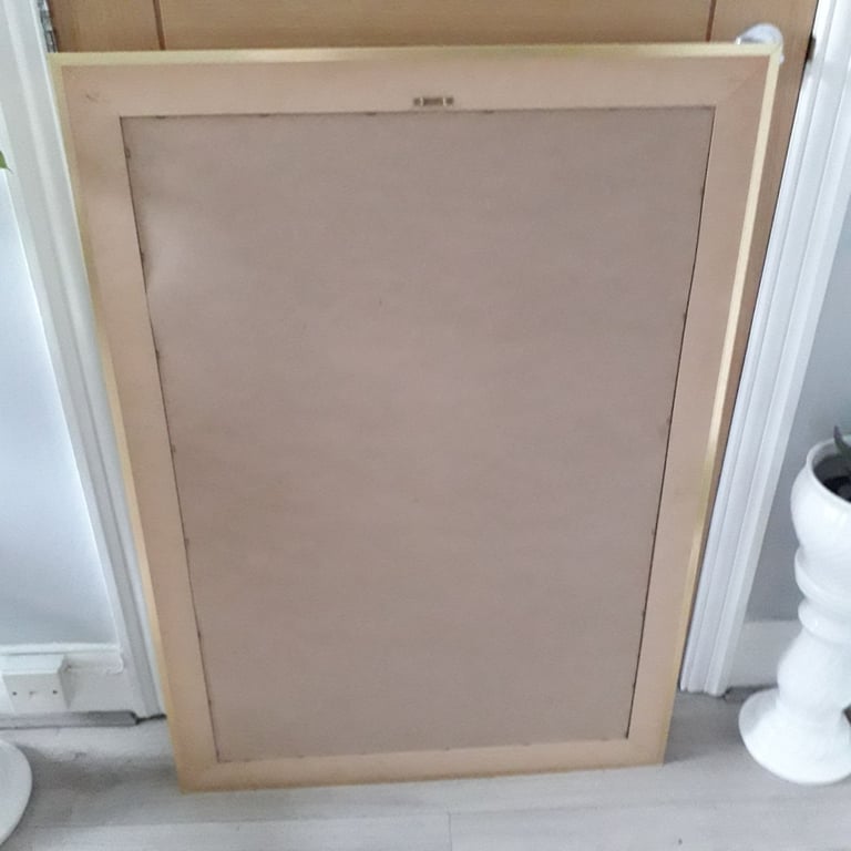 GOLD FRAMED MIRROR, COULD DELIVER.