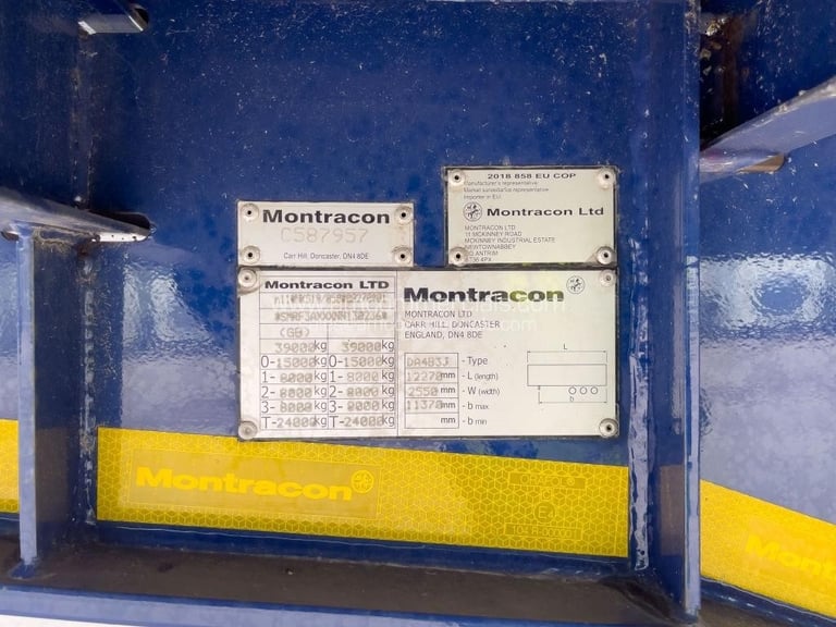 MONTRACON FLATBED 40FT TRI AXLE TRAILER