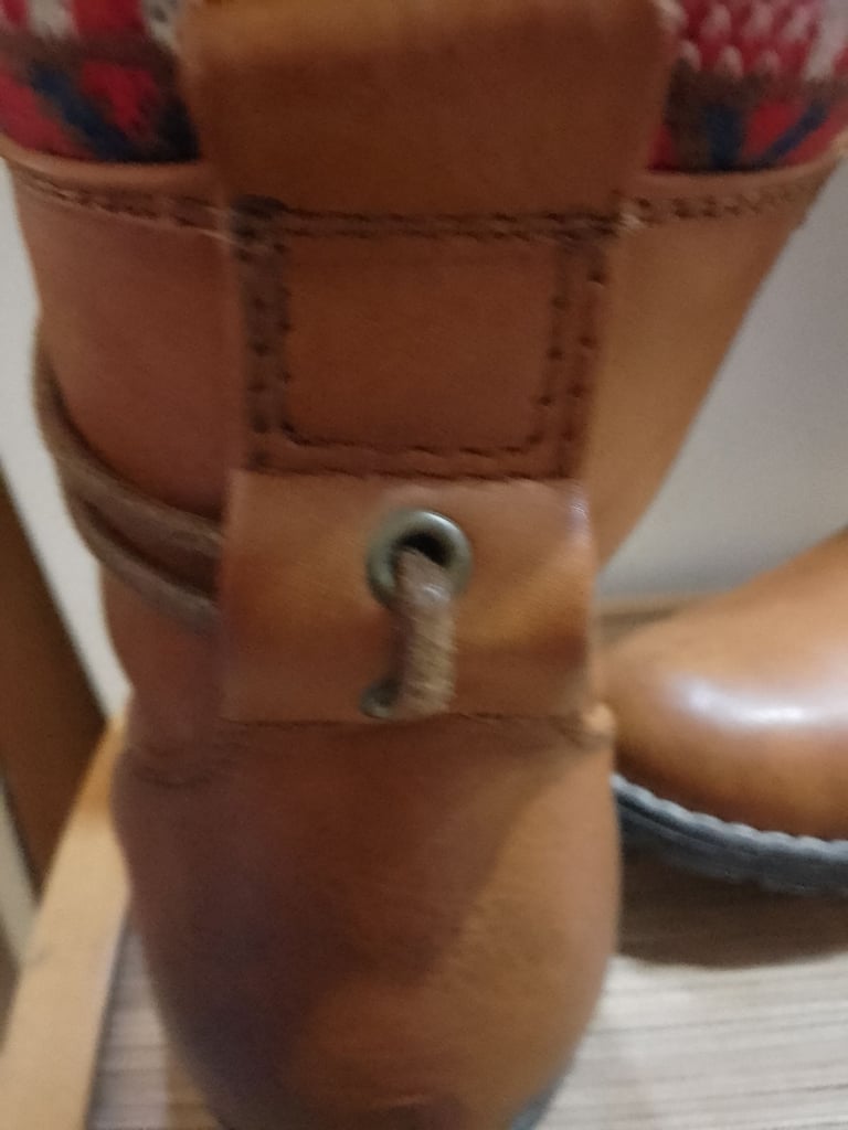 image for Rieker leather high ankle boots size 5