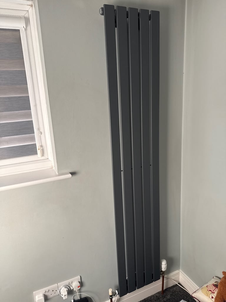 Flat 5 panels designer radiator 