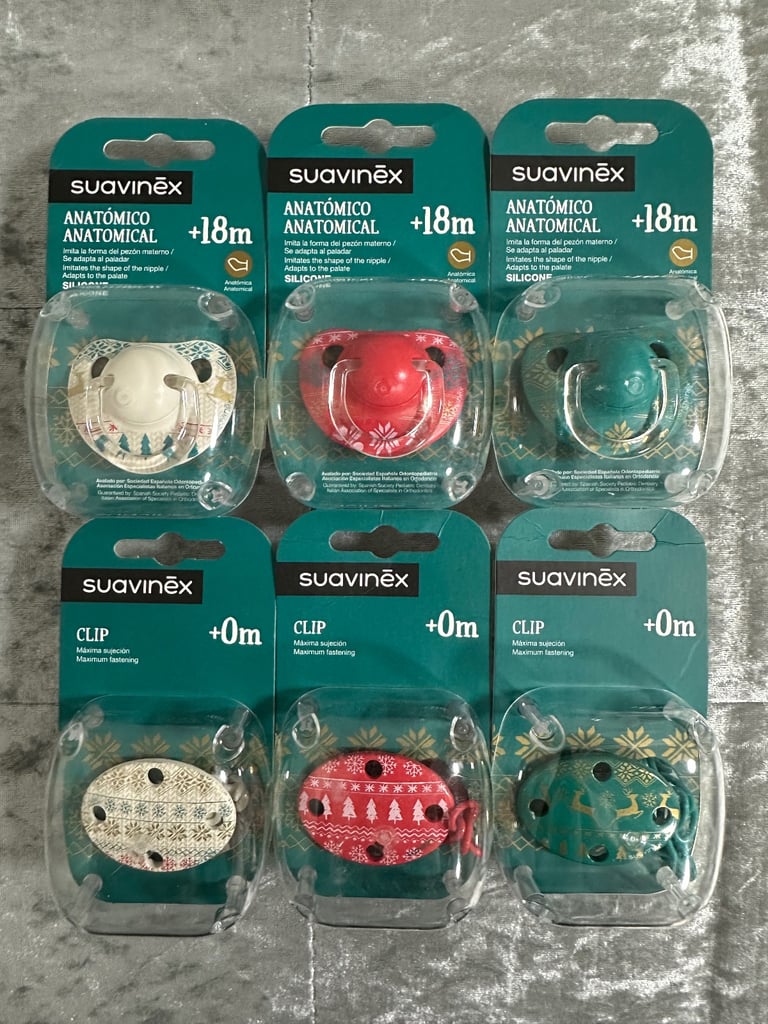 Suavinex Anatomical Soother & Oval Soother Chain with Clip