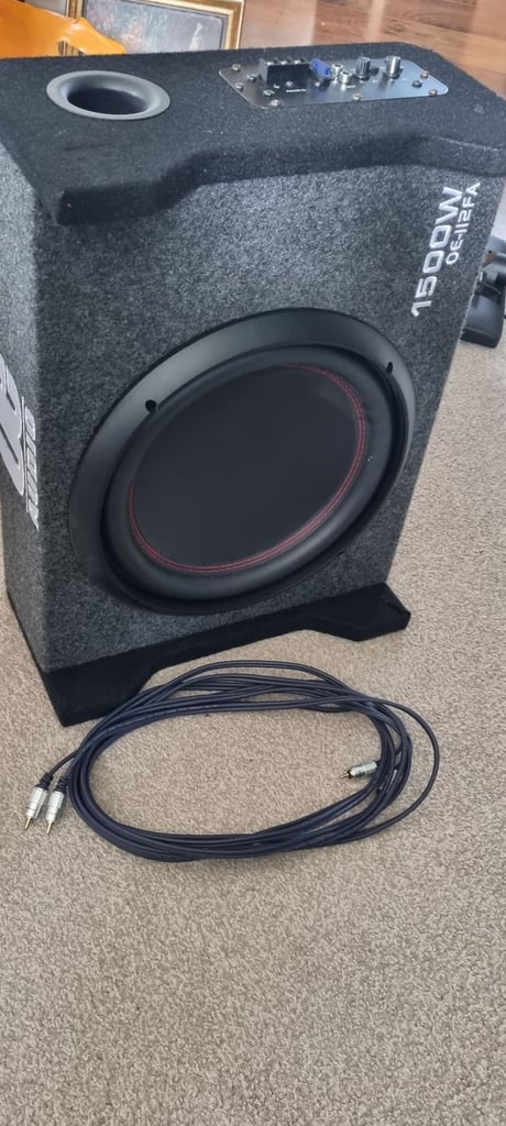 OE-112FA 12" active ported subwoofer