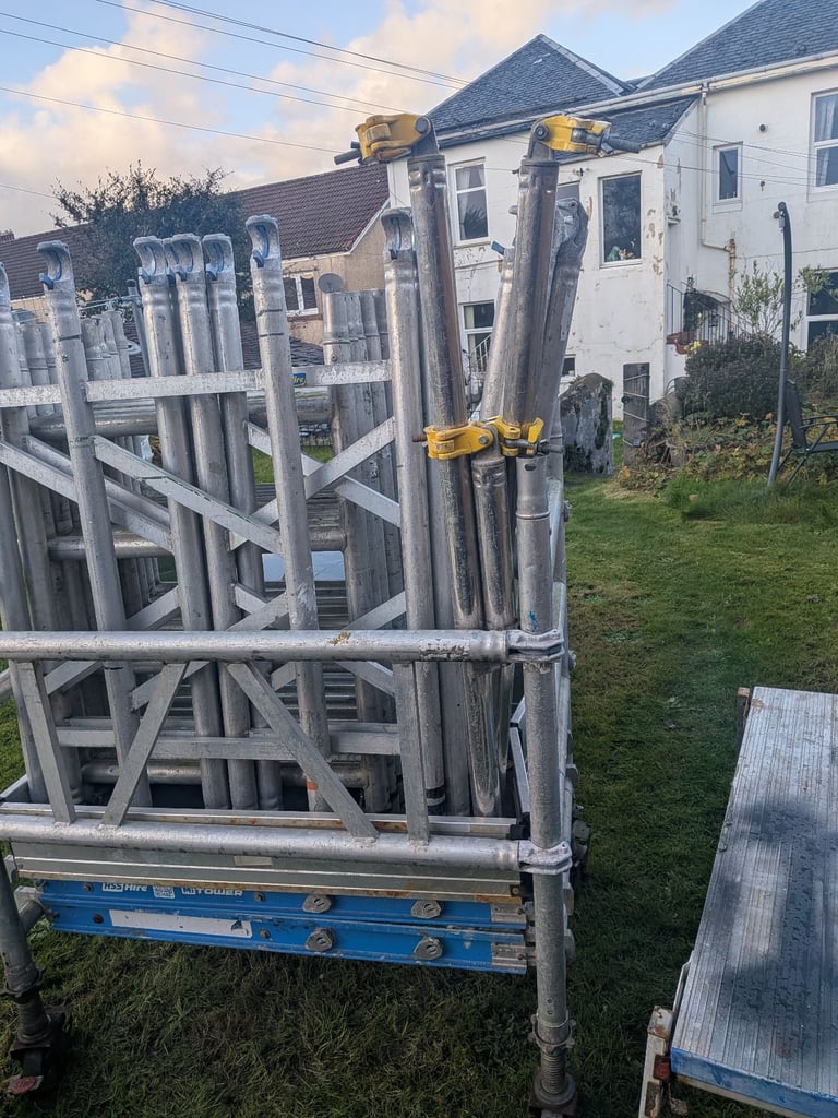 Alloy scaffold tower 