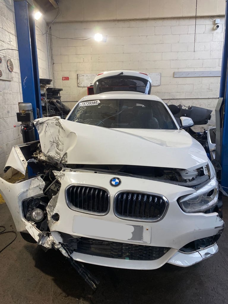 image for 2015 BMW 1 Series 116d M Sport BREAKING FOR PARTS  – 3-Door Hatchback – White – Manual