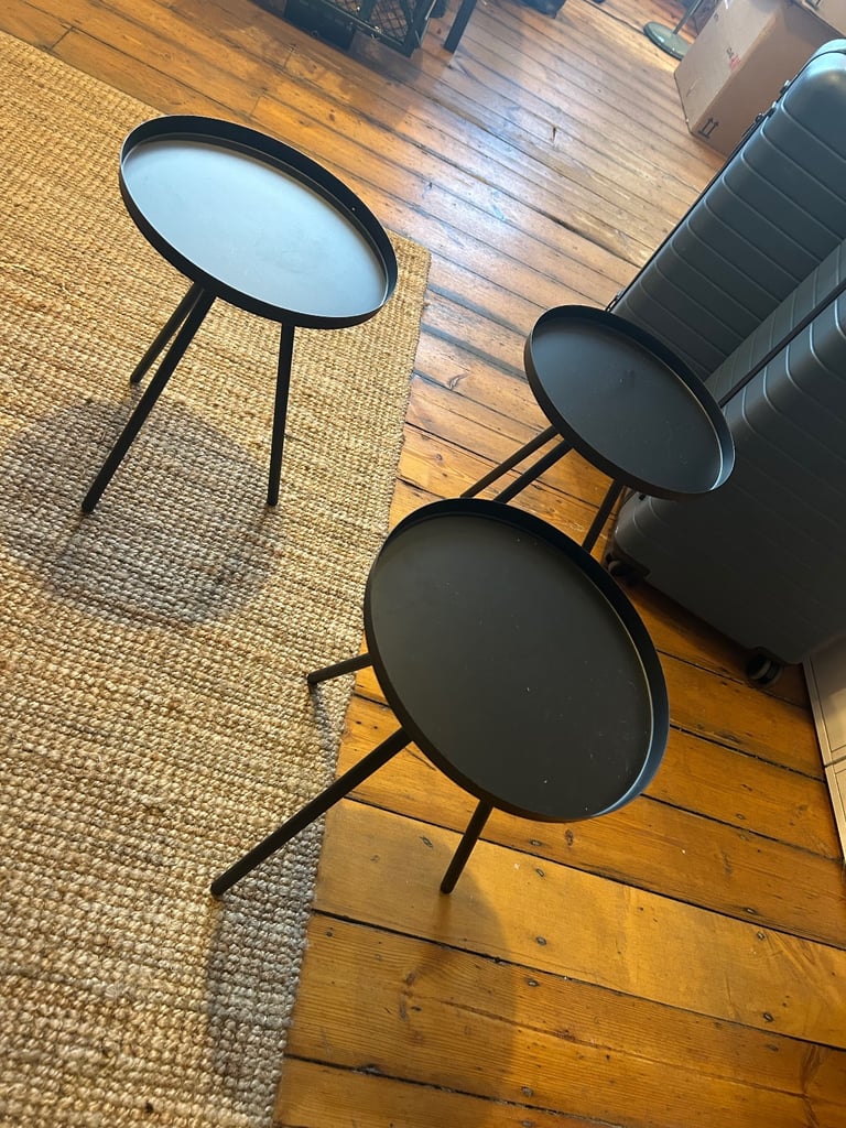 image for Free side black tables