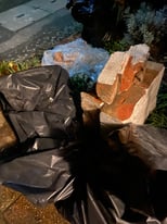 6 plus bags of Free rubble 