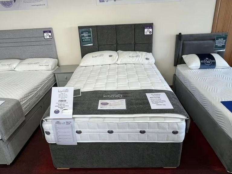 image for Brand New Comfortable DIVAN Bed With Mattress Single , Double , King & Super King Size C O D ~~