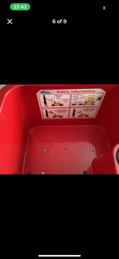 Strollex Mini shopper trolley car