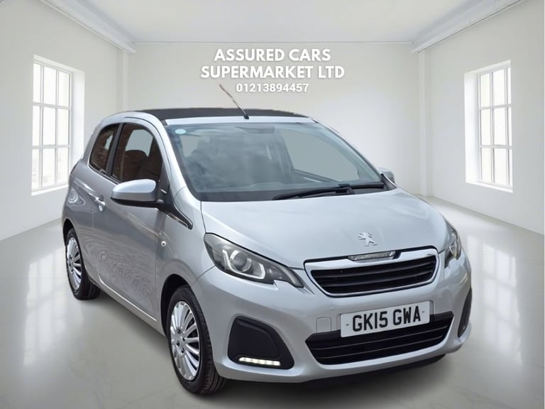 2015 15 PEUGEOT 108 1.0 VTI ACTIVE TOP! 3DR PETROL MANUAL EURO 5 EURO 5 (68 PS)