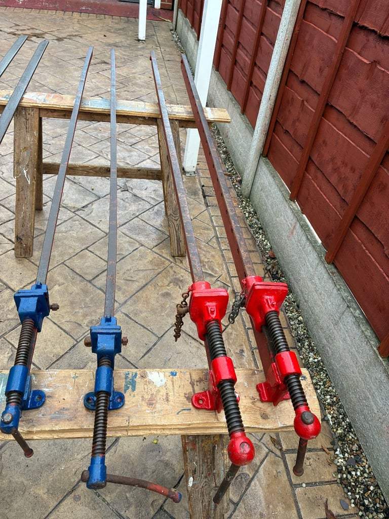 3 Pairs (Set Of 2) Of Sash Clamps T Bar Heavy Duty