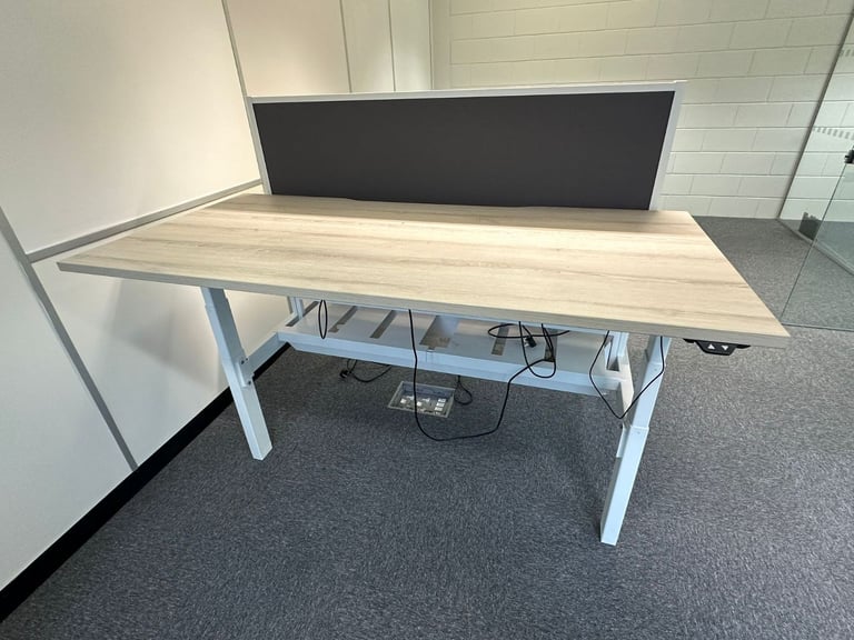 electric desk - double position