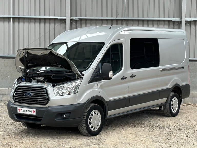 2019 (19) Ford Transit 350 Double Cab Crew Van L3H2 red 2.0 EcoBlue ( 130 bhp )