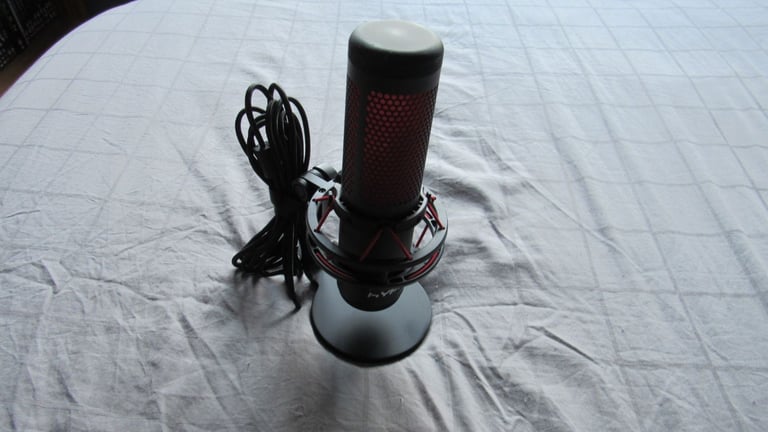 image for HyperX QuadCast Gaming Microphone - Red & Black