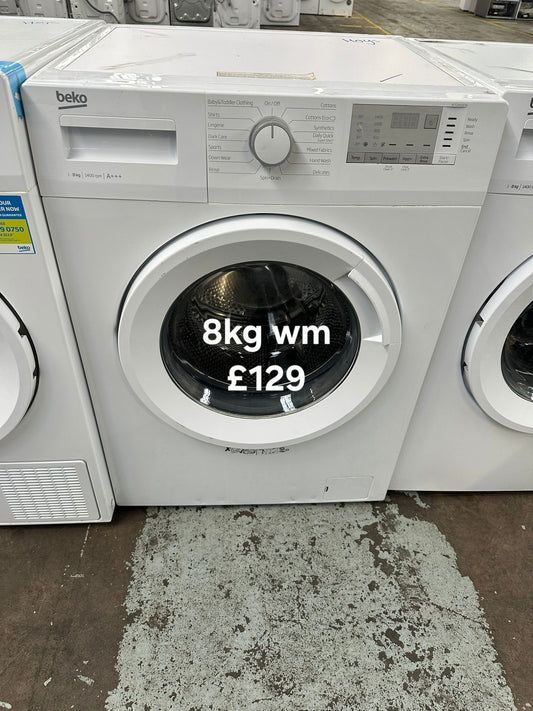 image for Beko 8kg washing machine 🌟 Free Delivery 🌟 120 Days Warranty 🌟 