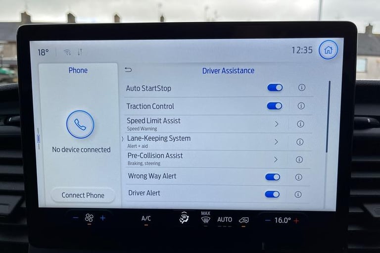 2024 Ford Transit 350 Leader L4 H3 ELWB High Roof RWD 2.0 EcoBlue 130ps, PLY LINED, STEEL SPA Pan...