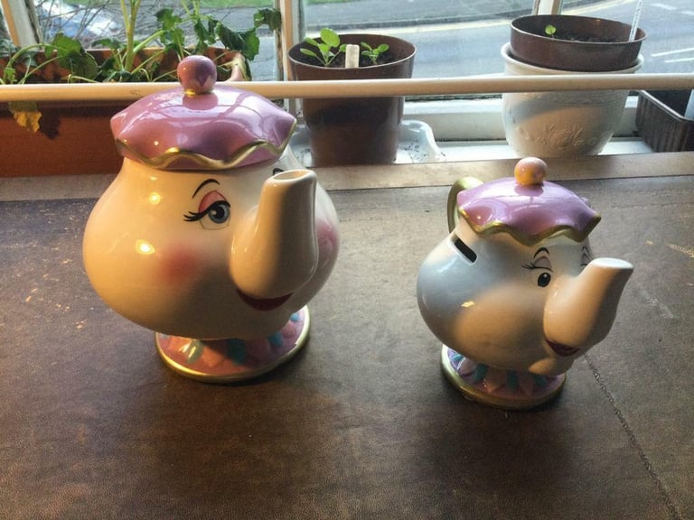 Disney mrs potts teapot And Money Save Pot