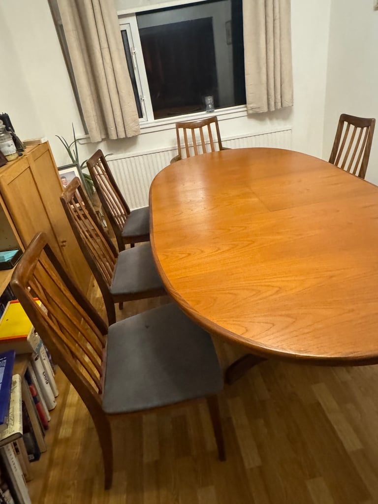 image for G Plan Dinning table and 6 chairs