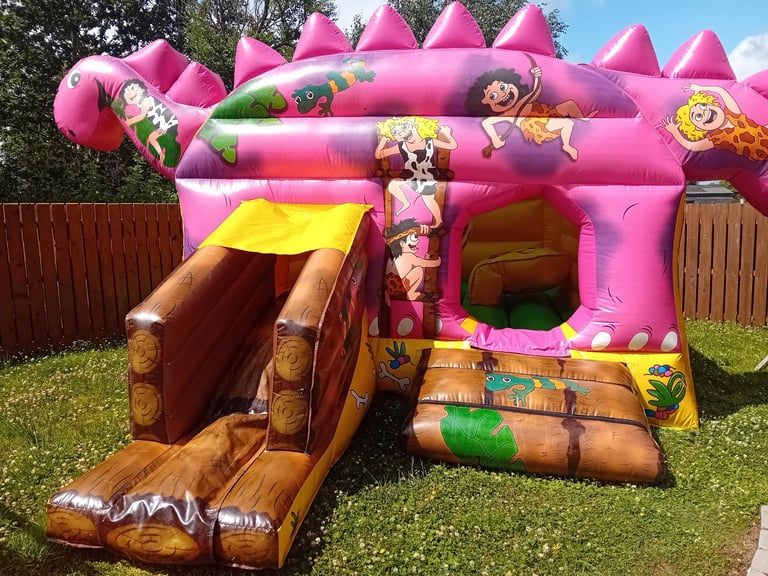 Dino combi bouncy castle