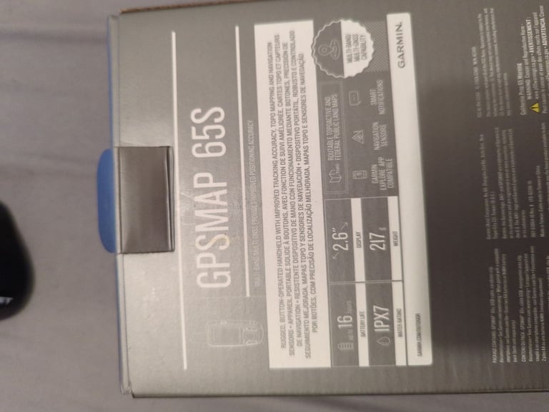 Garmin gpsmap 65s new