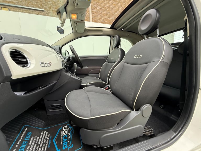 2015 Fiat 500 0.9 TwinAir Lounge 2dr Dualogic CONVERTIBLE PETROL Automatic