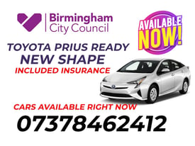 Private Hire Cars - Birmingham City Plate - Taxi Rentals - Same Car Available Now - Birmingham