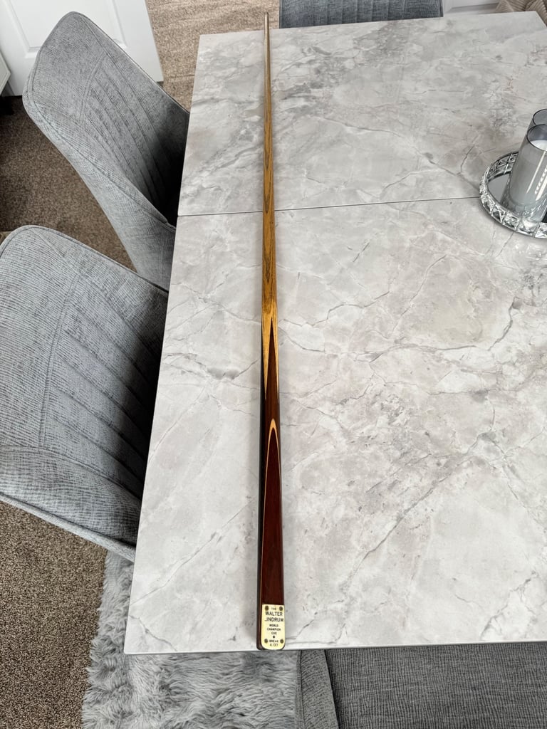 image for THE WALTER INDRUM WORLD CHAMPION SNOOKER CUE