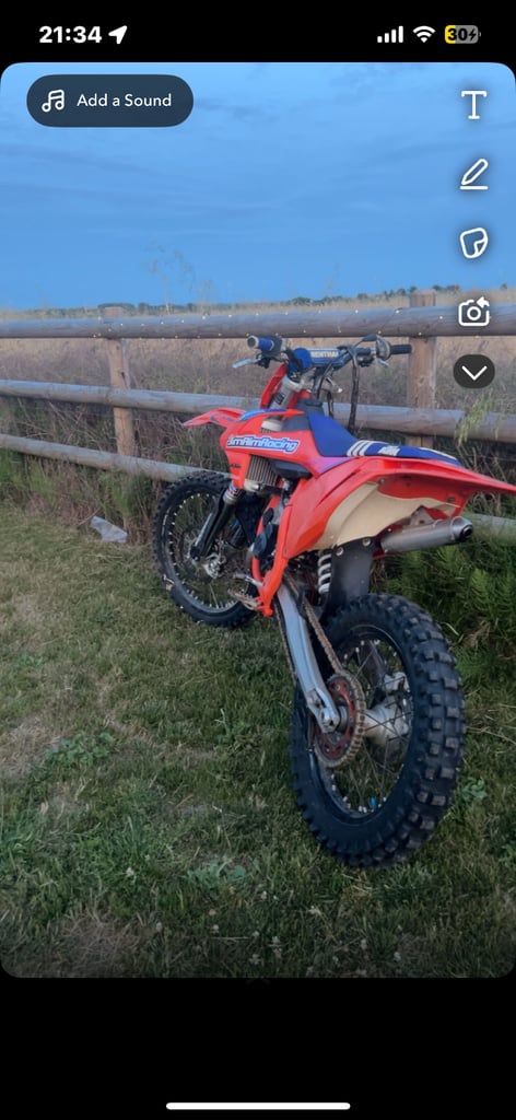 image for Advertising my sx 85 big wheel 2019 looking to sell at some point 