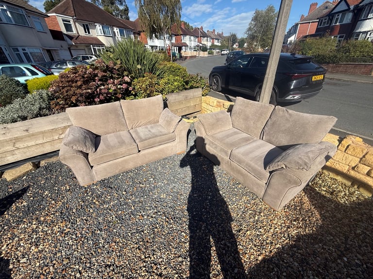 Beige Next 3&2 Sofa Set 