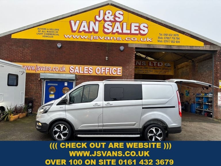 2021 21 FORD TRANSIT CUSTOM 2.0 320 ECOBLUE ACTIVE CREW VAN DOUBLE CAB 5DR DIESE