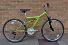 Apollo Guru dual suspension mountain bike, 16 inch frame.