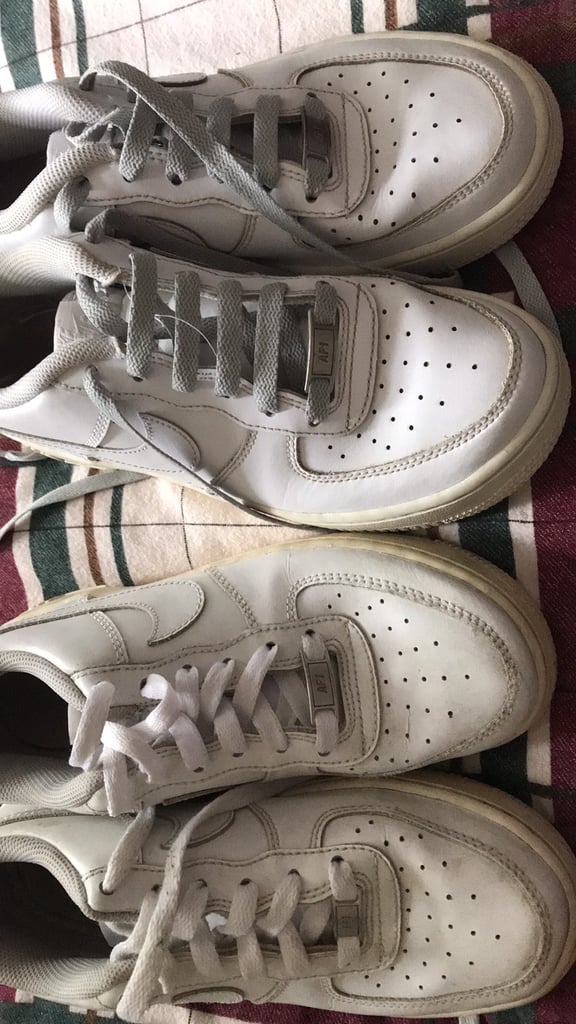 2 pairs of trainers size 5