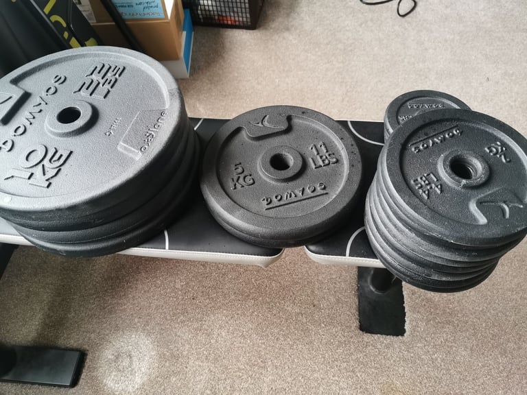 image for Cast iron weights and bars