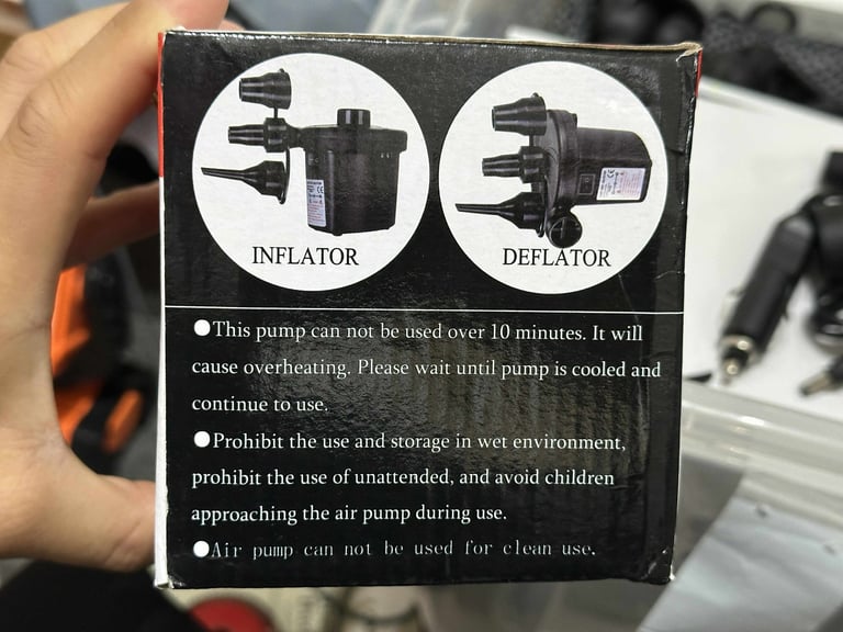 New 12v car socket air pump