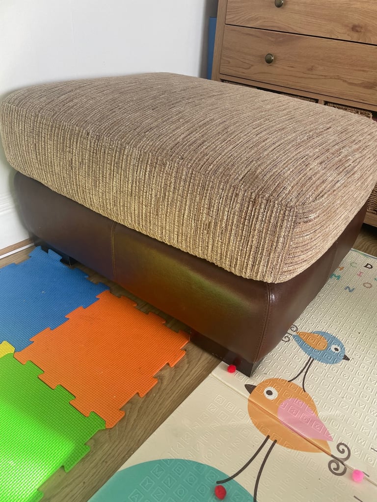 Brown footstool 