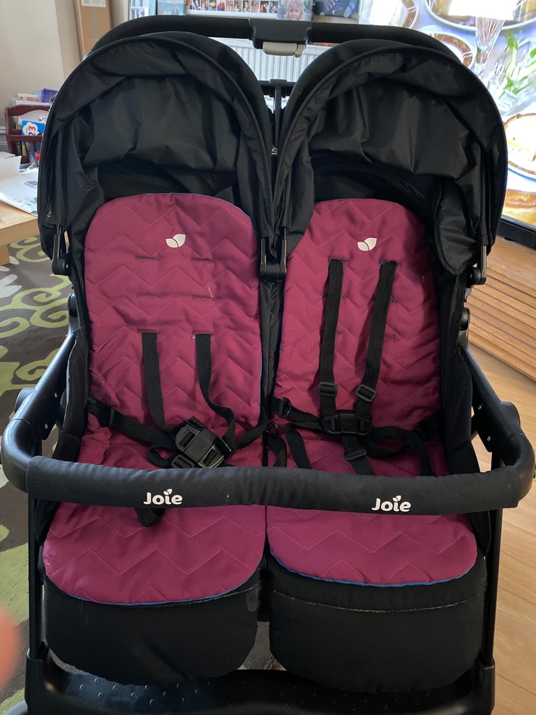 image for Joie double pram+Rain cover 