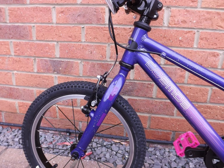 Carrera Cosmos Kids Bike - 16" Wheel - Purple / Pink