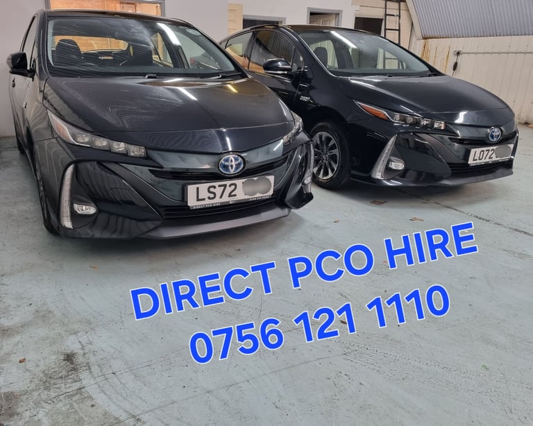 PCO CAR HIRE WITH INSURANCE INCLUDED UBER READY TOYOTA PRIUS PCO LOW DEPOSIT PCO CAR FOR RENT