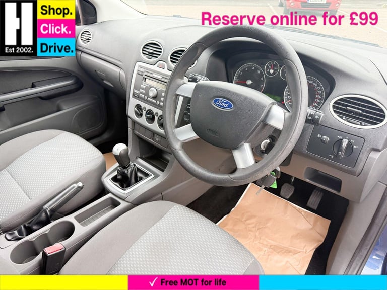 2007 Ford Focus 1.6 LX 5dr HATCHBACK PETROL Manual