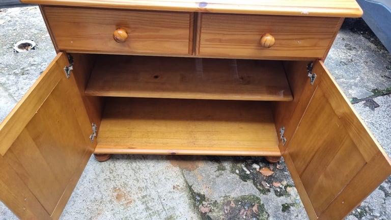 Pine 2 Drawer cabinet