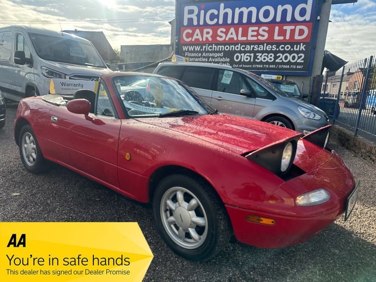 1990 Mazda MX-5 1.6i 2dr CONVERTIBLE PETROL Manual