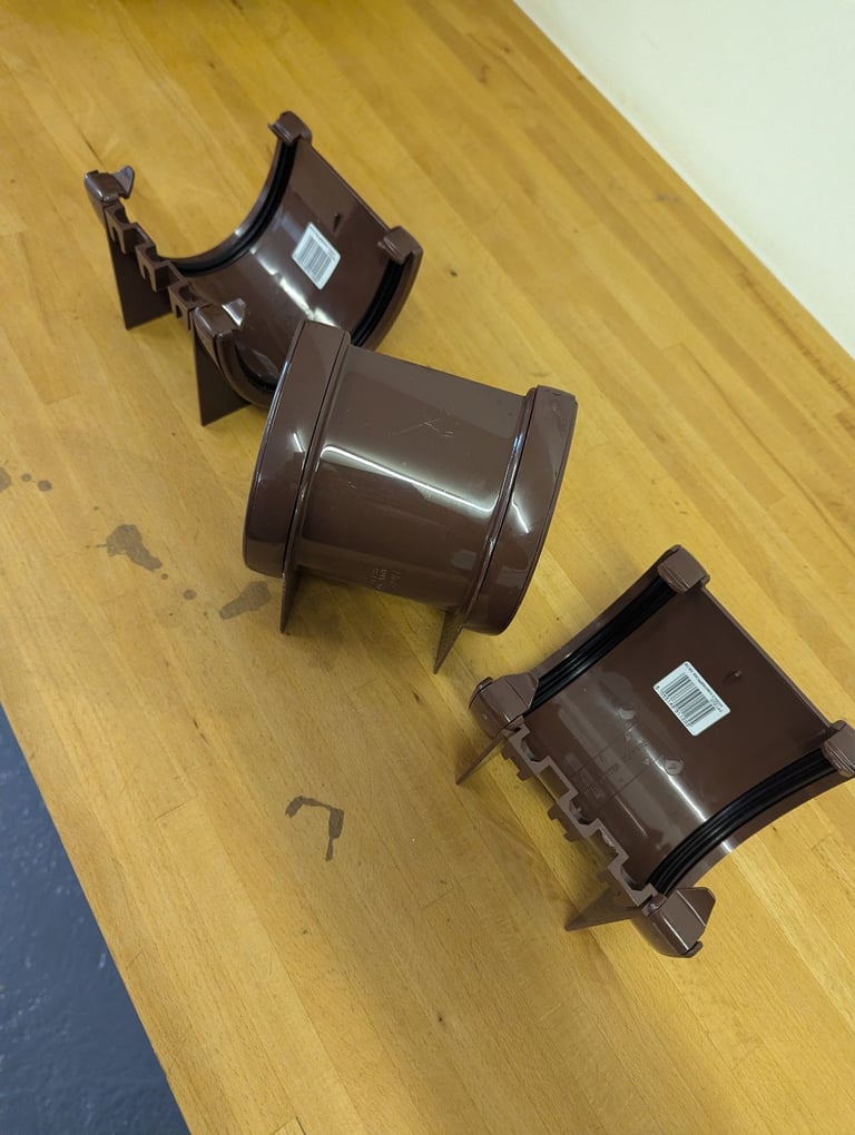 FloPlast  115mm Gutter connector x3