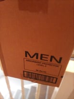 Tena Mens pads . Size 3. Full box of 96