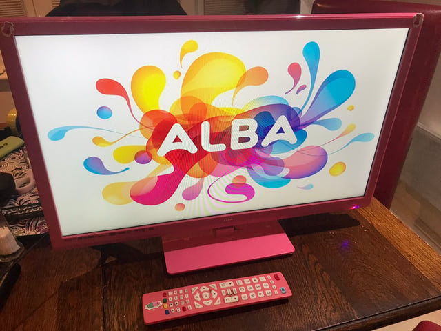 Pink TV / dvd combo 24 inch | in Parkgate, South Yorkshire | Gumtree
