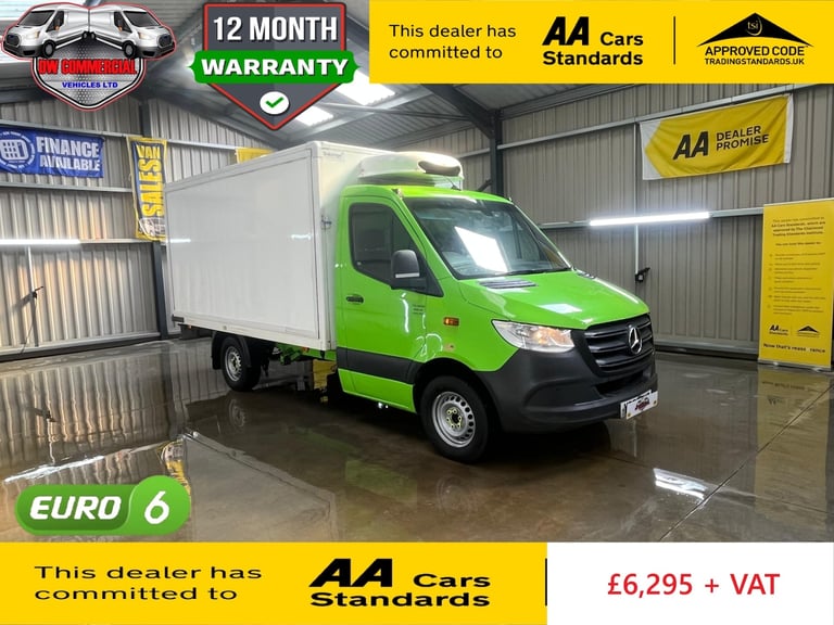 2020 Mercedes-Benz Sprinter 70 Plate 2.1CDI Eu6 314 CDI RWD Fridge Freezer + VAT CHASSIS CAB Dies...