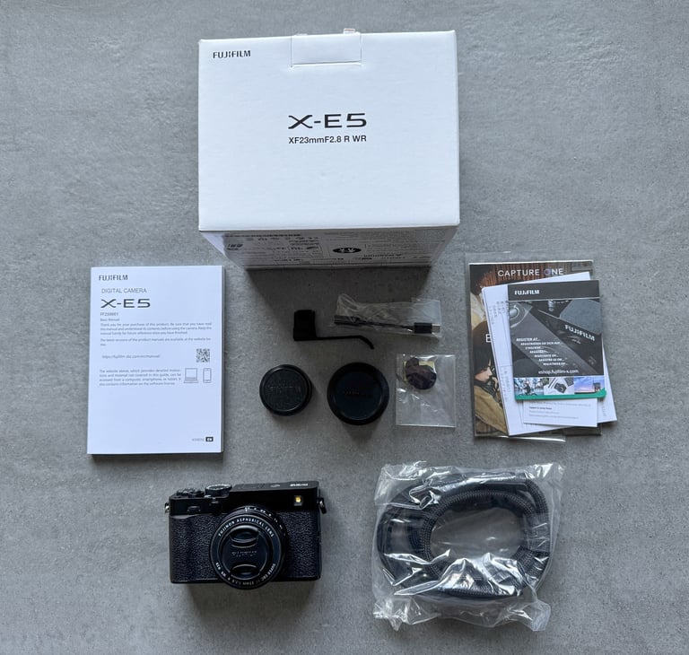 Fuji X-E5 with 23mm f2.8 lens