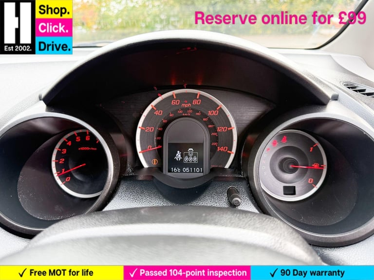2013 Honda Jazz 1.4 i-VTEC ES Plus Hatchback 5dr Petrol CVT Euro 5 (99 ps) HATCHBACK Petrol Autom...