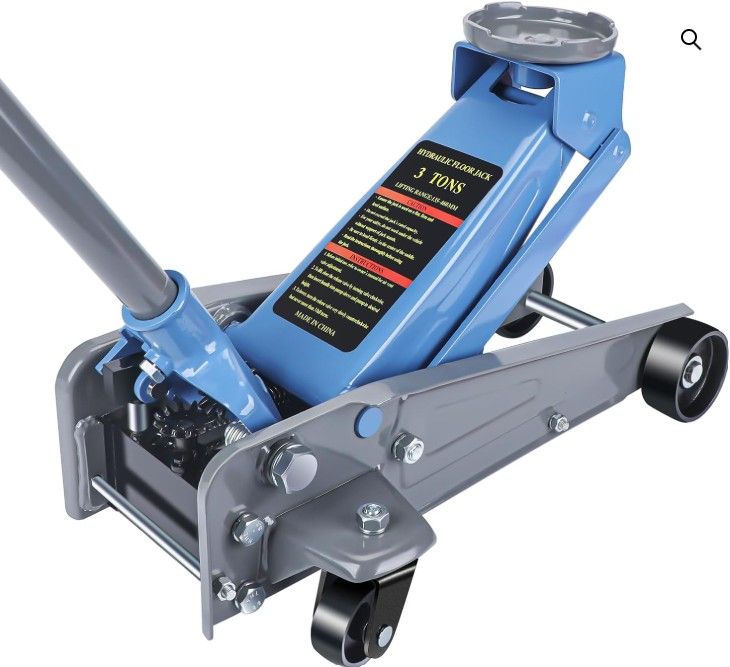 image for 3 Ton Professional Quick Lift Trolley Jack (Blue/Gray)