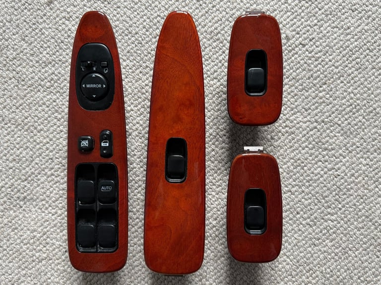 image for Lexus IS200/IS300 / Toyota Altezza GENUINE Wooden Trim Window Switches Set